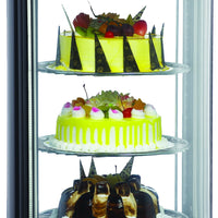 Omcan - 18" Rotating Circular Countertop Display Case - RS-CN-0072-R