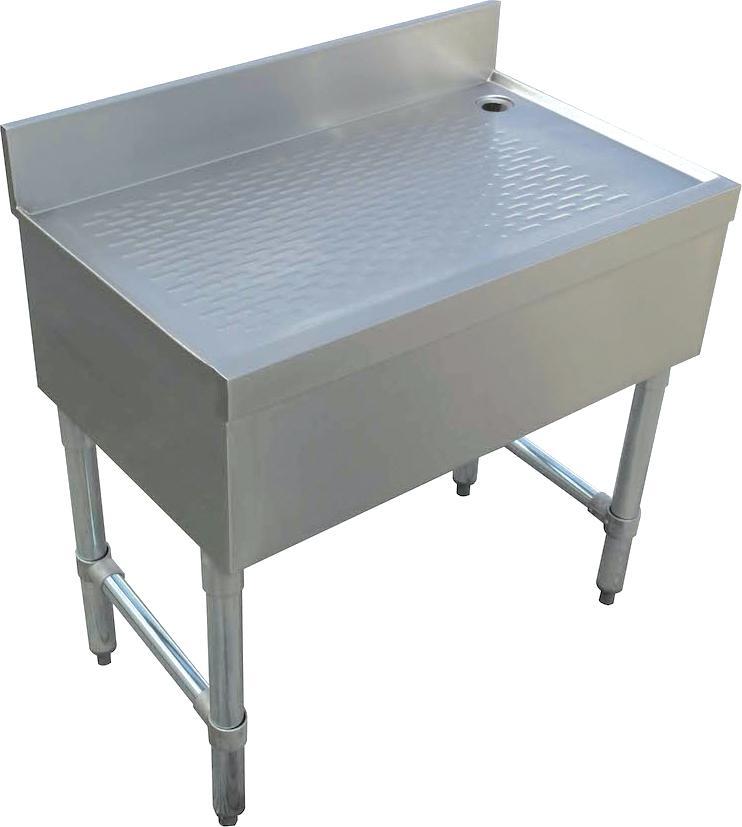 Omcan - 18" x 24" x 33" Bar Drain Board - 43472