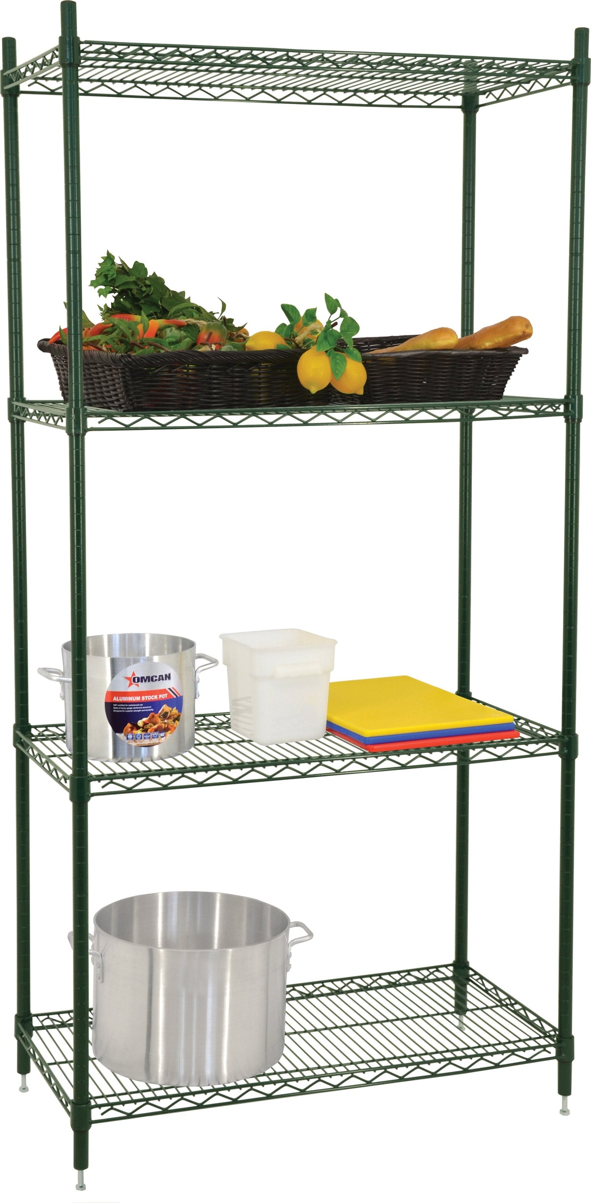 Omcan - 18” x 48” Epoxy Shelving Kit - 45171