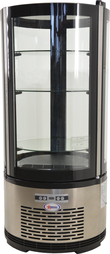 Omcan - 19" Circular Refrigerated Showcase - RS-CN-0100-R