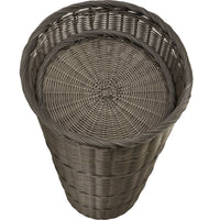 Omcan - 19" Round Tapered Basket with Tray - 41770