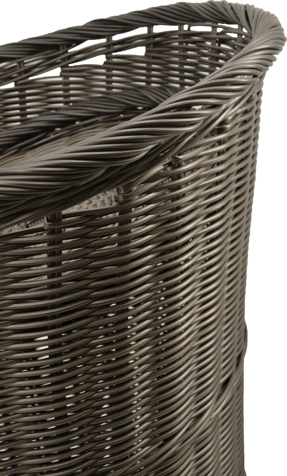 Omcan - 19" Round Tapered Basket with Tray - 41770