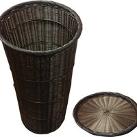 Omcan - 19" Round Tapered Basket with Tray - 41770