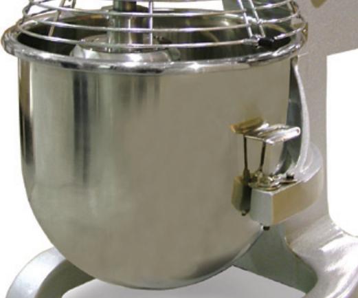 Omcan - 20 QT ETL-Certified Commercial Mixer with Guard & Timer - MX-CN-0020-T