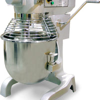 Omcan - 20 QT ETL-Certified Commercial Mixer with Guard & Timer - MX-CN-0020-T