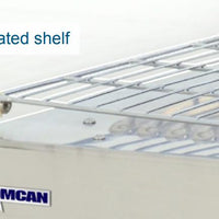 Omcan - 22" Countertop Display Warmer with 1 Shelf & 1 Rear Door - DW-CN-0025-L