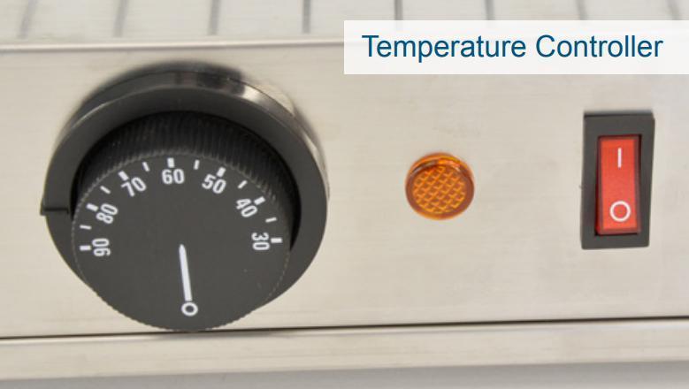 Omcan - 22" Countertop Display Warmer with 1 Shelf & 1 Rear Door - DW-CN-0025-L