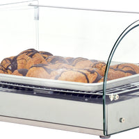Omcan - 22" Countertop Display Warmer with 1 Shelf & 1 Rear Door - DW-CN-0025-L