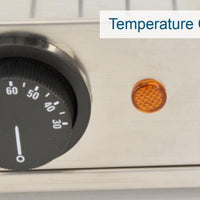 Omcan - 22" Countertop Display Warmer with 2 Shelves & 2 Rear Doors - DW-CN-0045-L