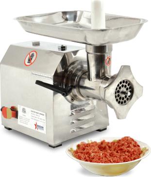 Omcan - #22 Economical Stainless Steel Meat Grinder 1.5 HP - MG-CN-0022-S