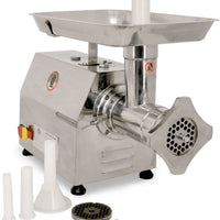 Omcan - #22 Economical Stainless Steel Meat Grinder 1.5 HP - MG-CN-0022-S