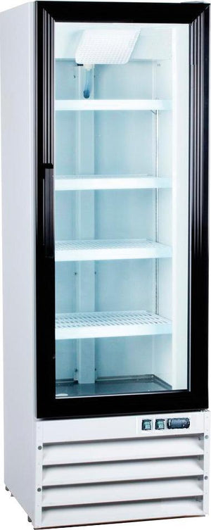 Omcan - 22" Single Door Swing Glass Refrigerator - RE-CN-0009-HC