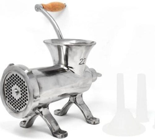 Omcan - 22# Stainless Steel Manual Hand Grinder - 44419