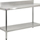 Omcan - 24” x 48” Elite Stainless Steel Work Table with 4" Backsplash - 23796