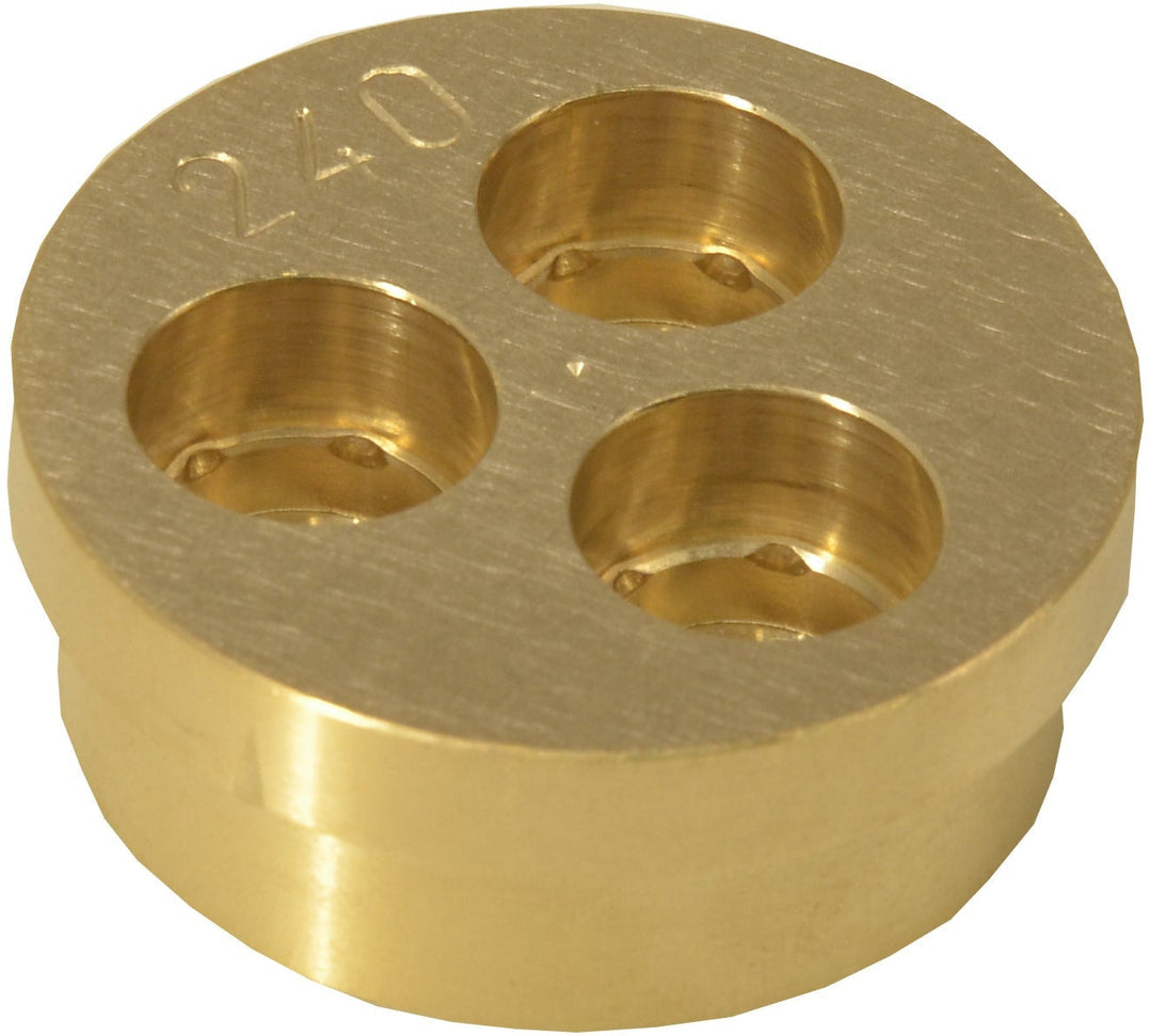 Omcan - #240 Fusilli 3 Wings Pasta Die For Pasta Machine PM-IT-0002 - 27208