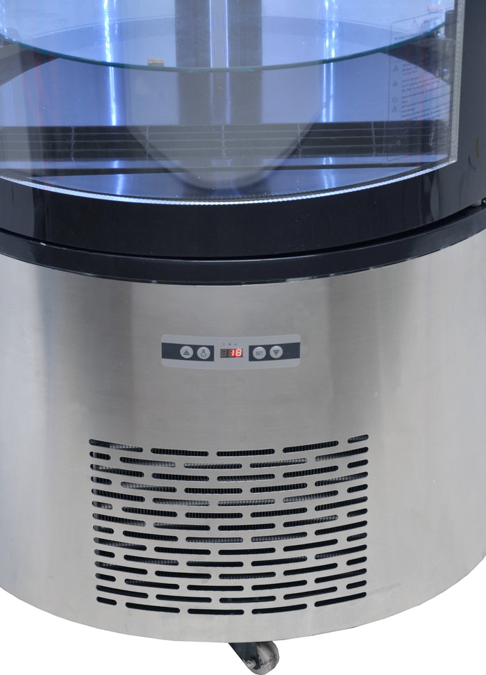 Omcan - 26" Circular Refrigerated Showcase - RS-CN-0400-R