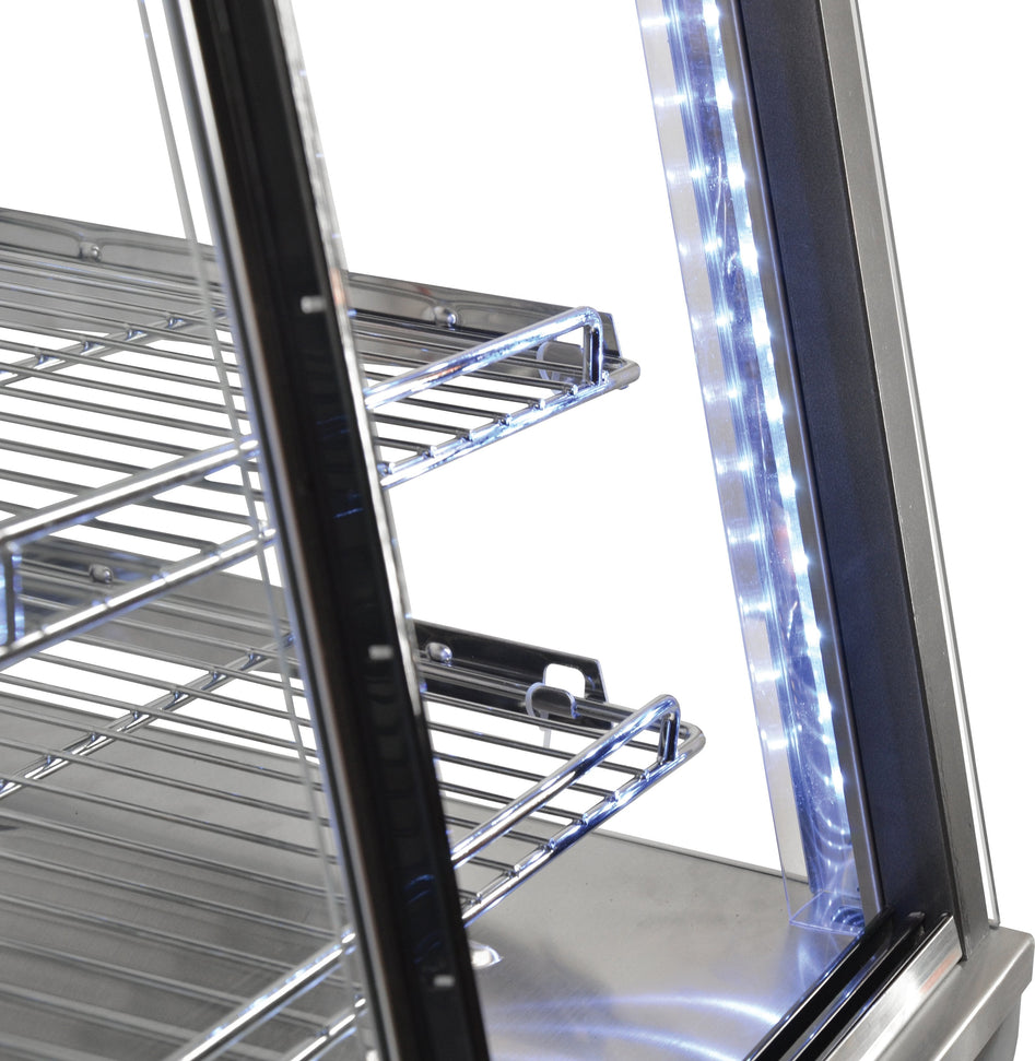 Omcan - 26" Elite Series Display Warmer with Front & Back Doors - DW-CN-0096