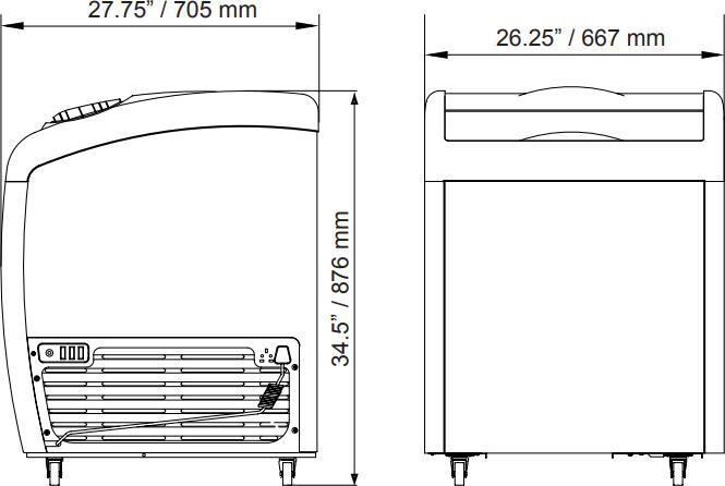 Omcan - 26" Ice Cream Display Freezer - FR-CN-0667