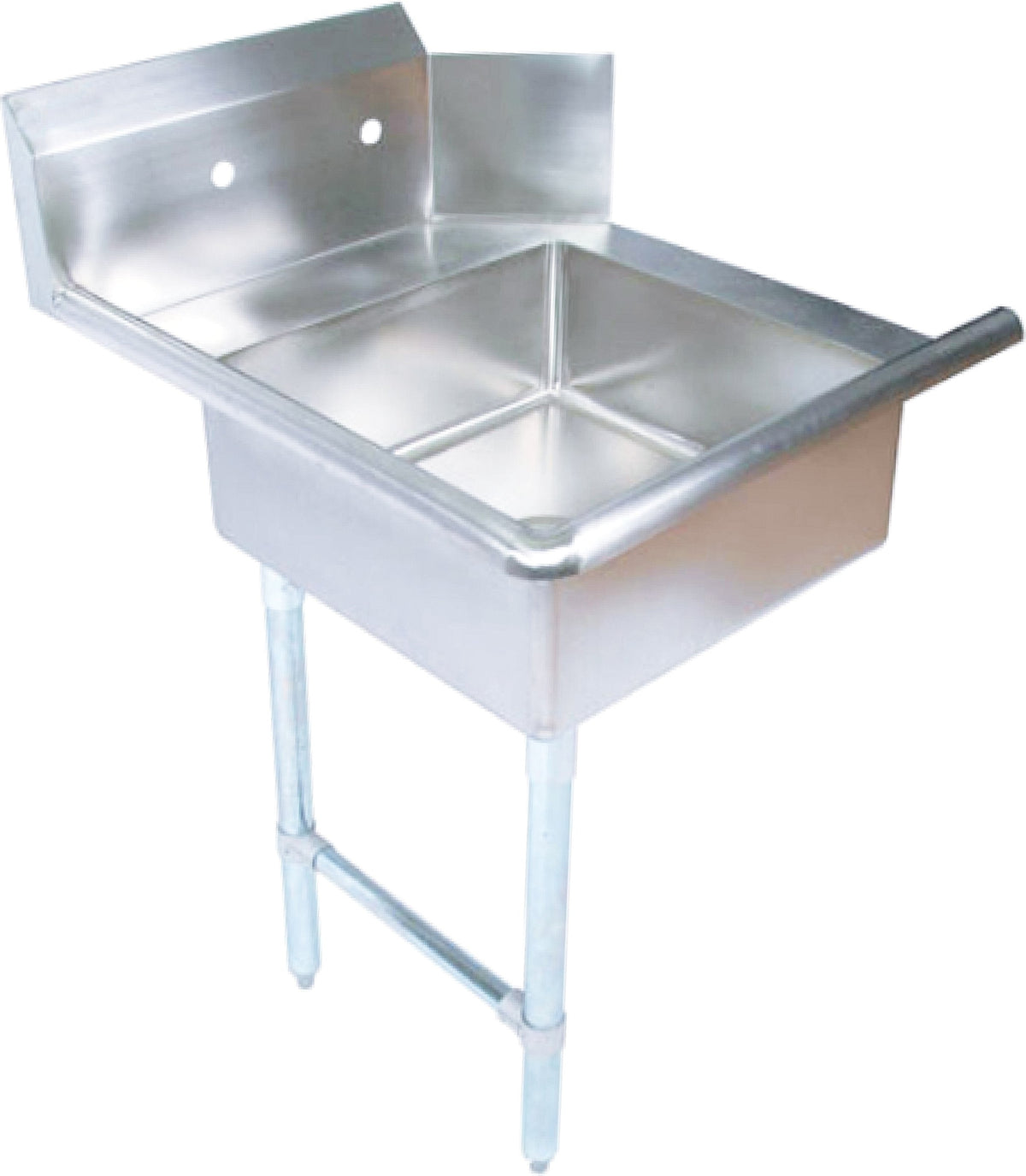 Omcan - 26” Left Side Soiled Dish Table with Sink - 28480