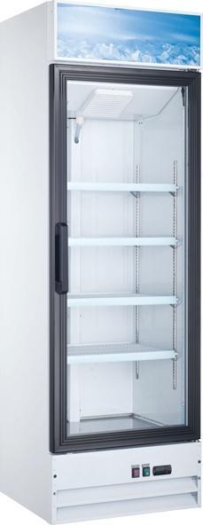 Omcan - 26" Single Door Swing Glass Refrigerator / Cooler - RE-CN-0014-H