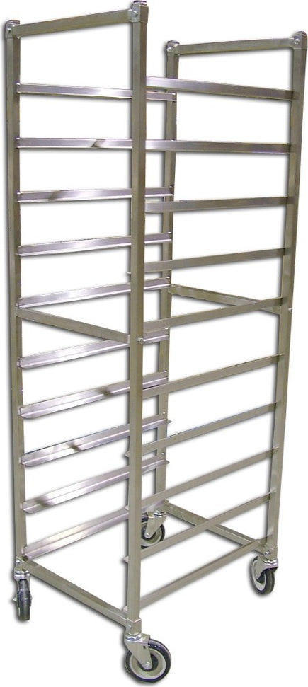 Omcan - 26.75” x 21.25” x 71” Stainless Steel Pan Rack (10 Slides) - 23833