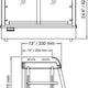 Omcan - 27" Elite Series Hot Food Merchaniser with Front & Back Doors - DW-CN-0686