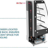 Omcan - 27" Open Refrigerated Floor Display Case - RS-CN-0250