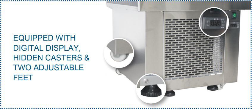 Omcan - 27" Open Refrigerated Floor Display Case - RS-CN-0250