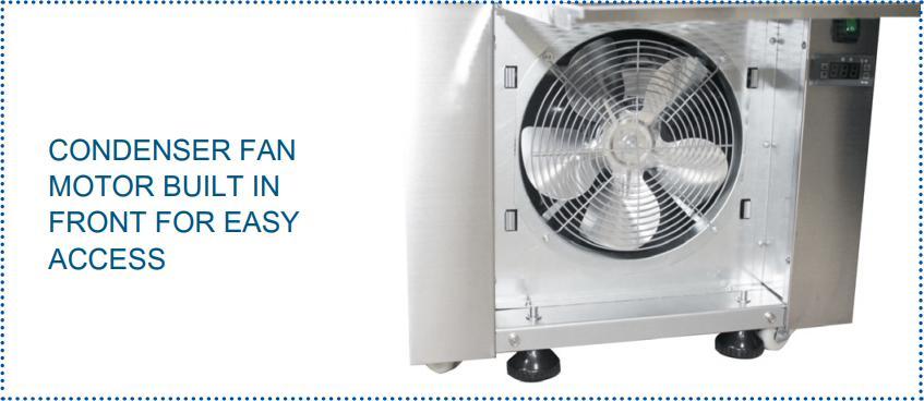 Omcan - 27" Open Refrigerated Floor Display Case - RS-CN-0250