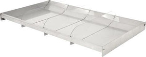 Omcan - 28.5” x 16.75” Stainless Steel Tray with 3 Dividers (724 x 425.5 mm) - 44114