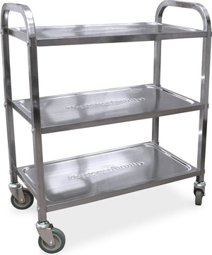 Omcan - 29” x 15.75” Stainless Steel Bussing Cart - 24418