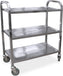 Omcan - 29” x 15.75” Stainless Steel Bussing Cart - 24418