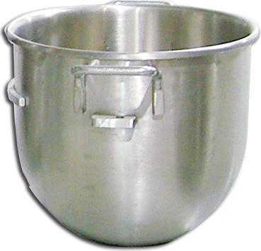 Omcan - 30 QT Stainless Steel Mixer Bowl For Hobart Mixers - 14247
