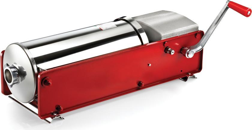 Omcan - 30 lbs Capacity Elite Two-Speed Gear-Driven Horizontal Sausage Stuffer - 13725