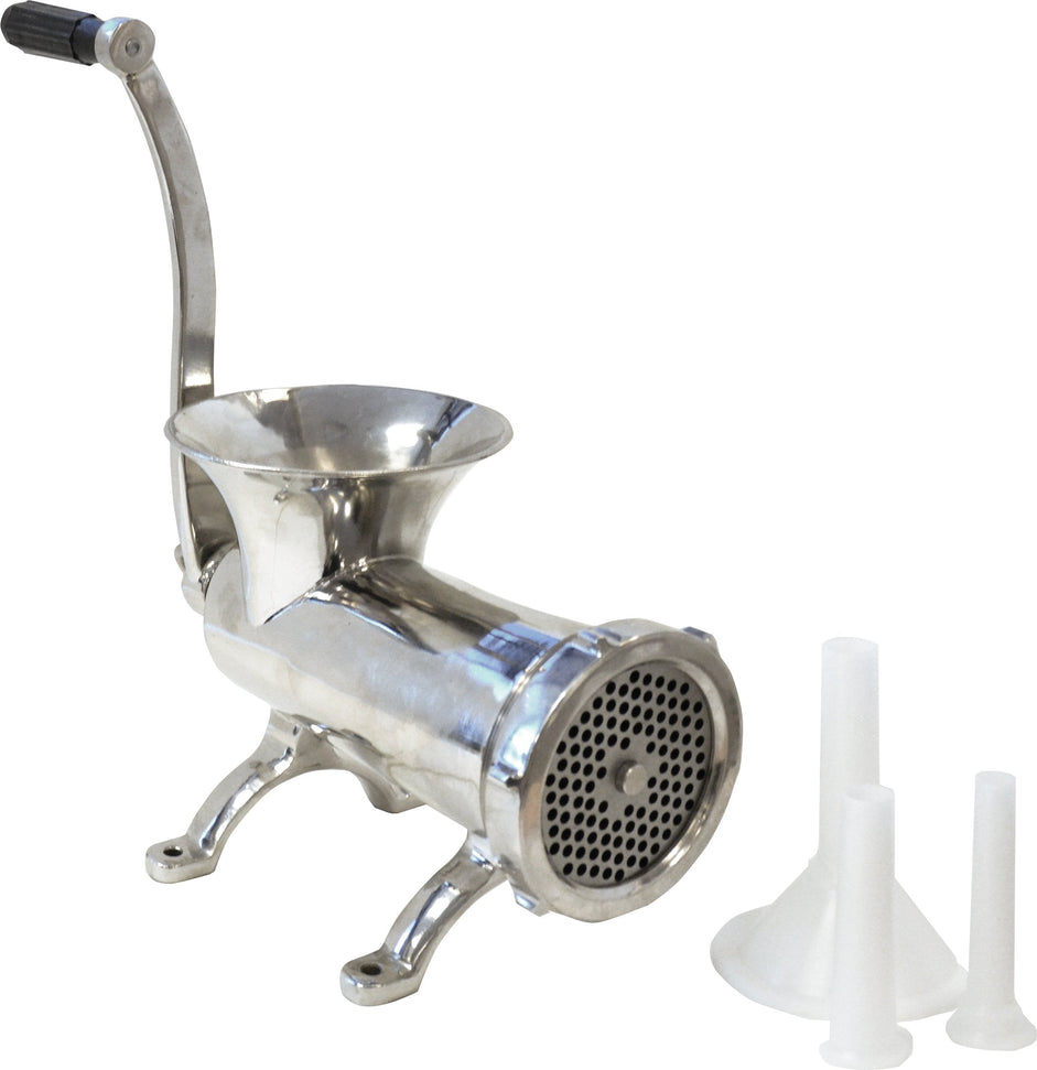 Omcan - 32# Stainless Steel Manual Hand Grinder - 44420