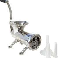 Omcan - 32# Stainless Steel Manual Hand Grinder - 44420