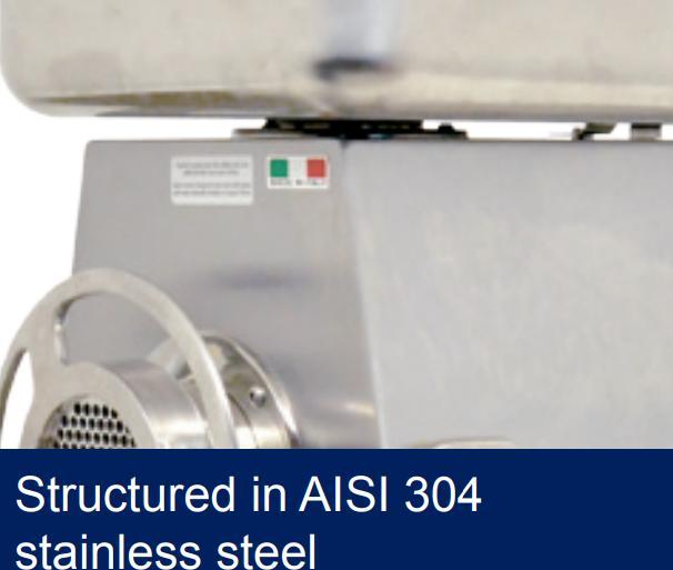 Omcan - #32 Stainless Steel Meat Grinder/Mincer 3 HP - MG-IT-0032-C