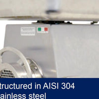 Omcan - #32 Stainless Steel Meat Grinder/Mincer 3 HP - MG-IT-0032-C