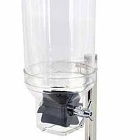 Omcan - 33.8 oz Single Stainless Steel Cereal Dispenser (7.5 L) - 80530