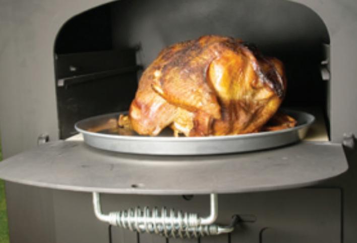 Omcan - 34" Outdoor Wood Burning Oven with Stainless Steel Oven Shelf - CE-CN-1188