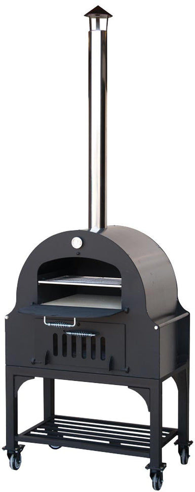 Omcan - 34" Outdoor Wood Burning Oven with Stainless Steel Oven Shelf - CE-CN-1188