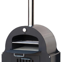 Omcan - 34" Outdoor Wood Burning Oven with Stainless Steel Oven Shelf - CE-CN-1188