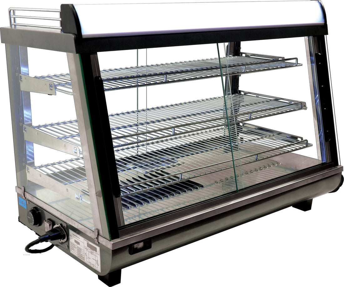 Omcan - 35" Elite Series Display Warmer with Front & Back Doors - DW-CN-0136