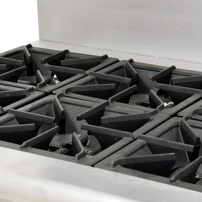 Omcan - 36" Commercial Gas Range - Liquid Propane - CE-CN-0914-L