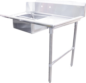 Omcan - 36” Right Side Soiled Dish Table with Sink - 28483