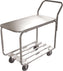 Omcan - 36” x 18.25” x 29” Solid Top Stainless Steel Stock Cart - 31277