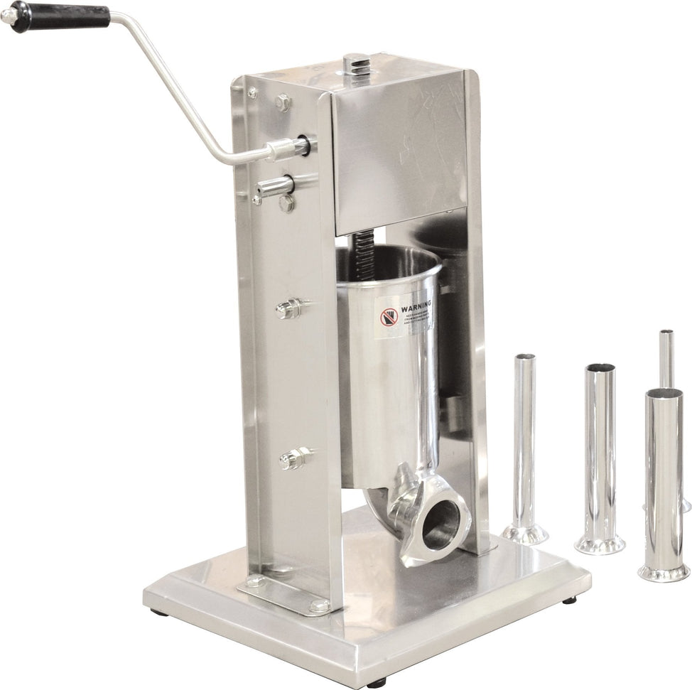 Omcan - 3L (7 lbs) Vertical Standard Sausage Stuffer - 24198