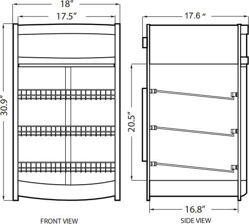 Omcan - 3.42 Cu. Ft. Display Warmer (97 L) - DW-CN-0097