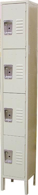 Omcan - 4 Tier Metal Locker - 13130
