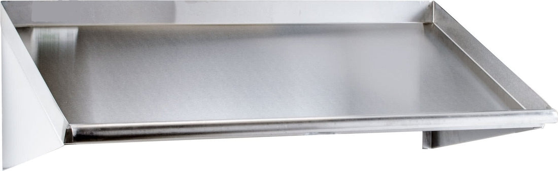 Omcan - 42” Stainless Steel Slant Rack with Drain - 28490